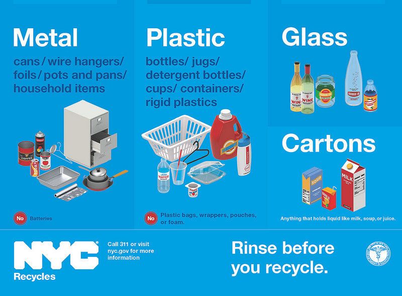 NYC recycles